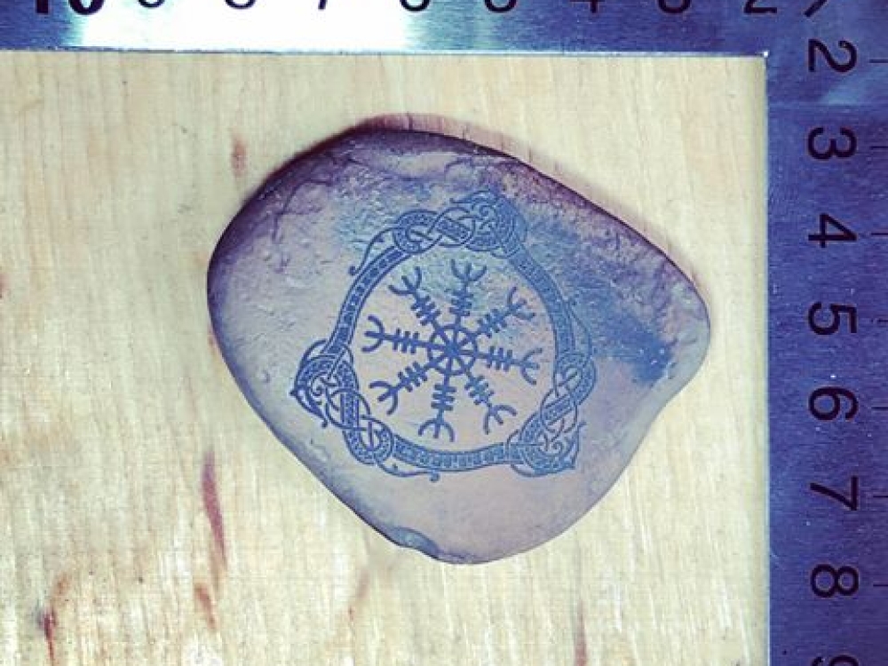 gepersonaliseerde item in steen